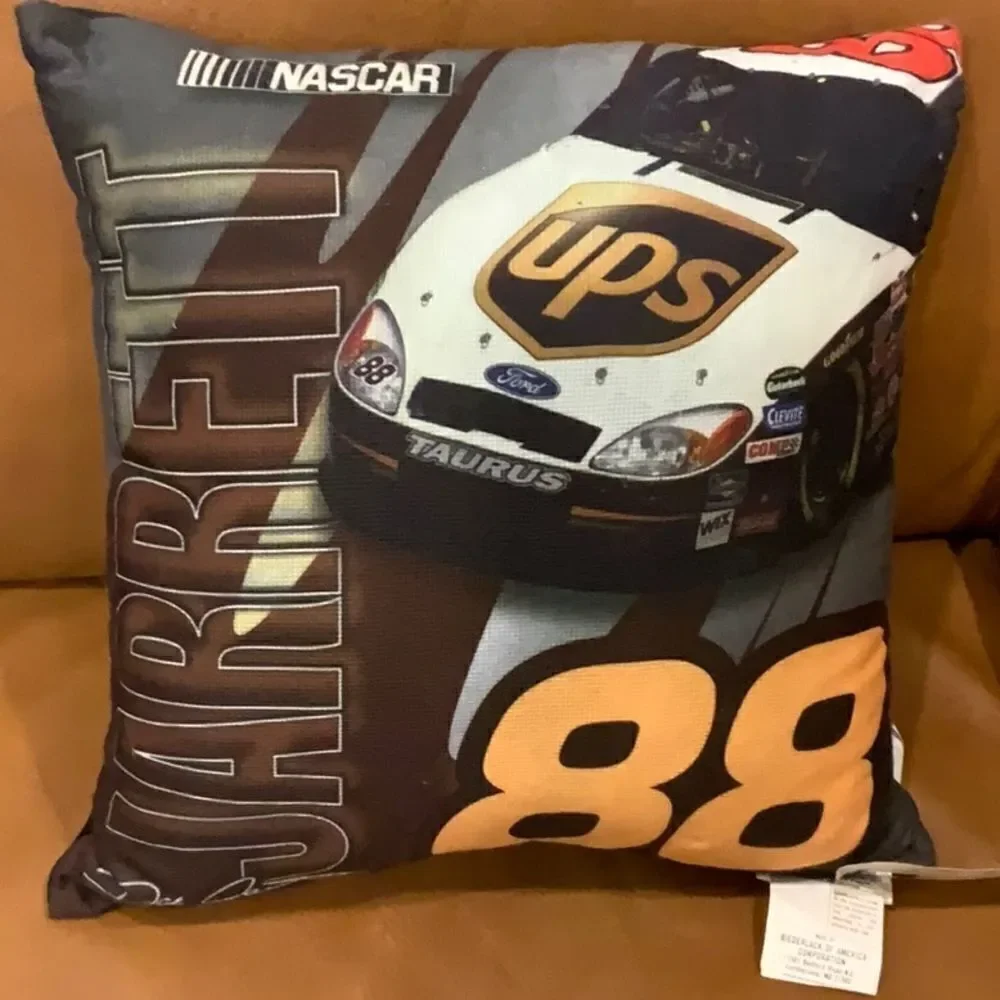 NWT Dale Jarrett #88 NASCAR Accent Pillow 18x18 racing